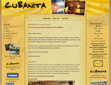 Tablet Screenshot of cubanita.de